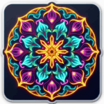 Mandalas & Rangoli - Sticker Sheet v21